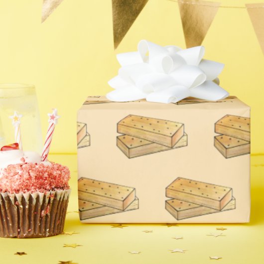 スコティッシュショートブレッドティービスケットブリティッシュベーカリー ラッピングペーパー (誕生日パーティー)