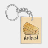 スコティッシュショートブレッドティービスケット英国の食品 キーホルダー (正面左)