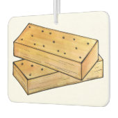 スコティッシュショートブレッドビスケットクッキーブリティッシュフード カーエアーフレッシュナー (左)