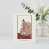 スコティッシュジャケットキャットジェルダウェジェナーファッション ポストカード (スタンド正面)