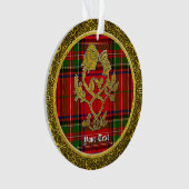 スコティッシュスタイルバラ&アザイスル オーナメント (正面)