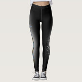 スコティッシュスチールクランアンダーソンタータンチェック剣 レギンス (正面)