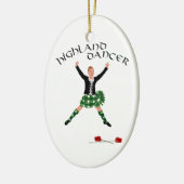 スコティッシュソードダンサー – Gillie Callum セラミックオーナメント (左)