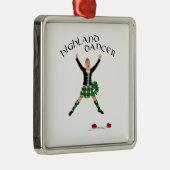 スコティッシュソードダンサー – Gillie Callum メタルオーナメント (右)