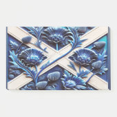 スコティッシュティストルデザイン付き ポストイット (正面)