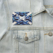 スコティッシュティストルデザイン付きNameタグ 名札 (インサイチュ)