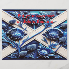 スコティッシュティストルデザイン チラシ