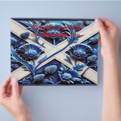 スコティッシュティストルデザイン チラシ (手)