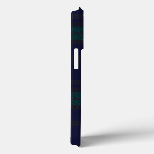 スコティッシュティスルオンダークタータンチェック名前をカスタムする Case-Mate iPhoneケース (裏面 / 右)