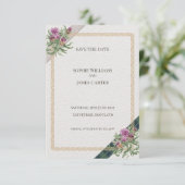 スコティッシュティスルケルトタータンチェック結婚ズ セーブザデート (スタンド正面)