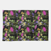 スコティッシュティスルコテージコアパターン キッチンタオル (横)