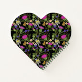 スコティッシュティスルコテージコアパターン ノートブック (裏面)