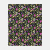 スコティッシュティスルコテージコアパターン フリースブランケット (正面)