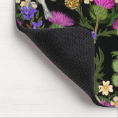 スコティッシュティスルコテージコアパターン マウスパッド (コーナー)