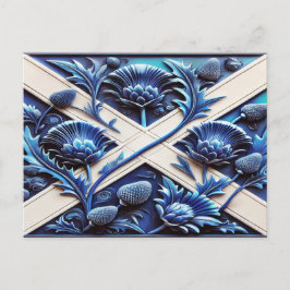 スコティッシュティスルズデザイン ポストカード