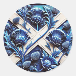 スコティッシュティスルズデザイン ラウンドシール