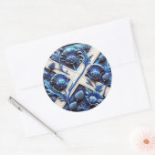 スコティッシュティスルズデザイン ラウンドシール (封筒)