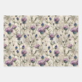 スコティッシュティスルデザイン ラッピングペーパーシート (正面2)