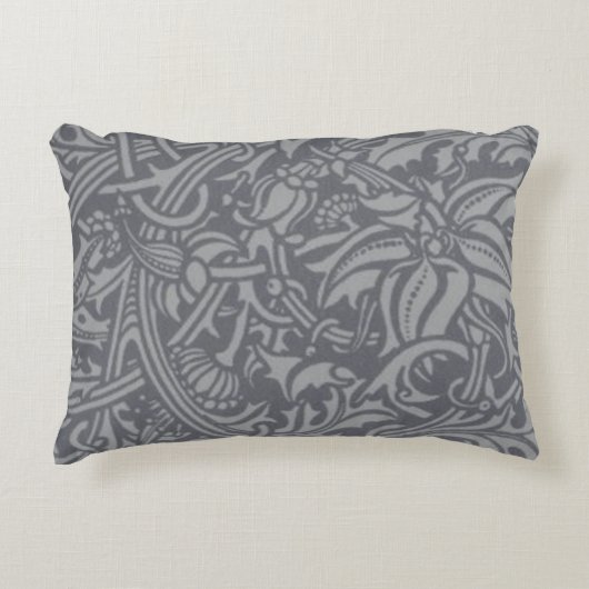 スコティッシュティスルノットウィリアムモリススタイル アクセントクッション (正面)