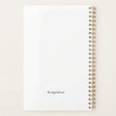 スコティッシュティスルハート水彩 プランナー手帳 (裏面)