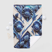 スコティッシュティスル付きゴルフタオルデザイン ゴルフタオル (インサイチュ)