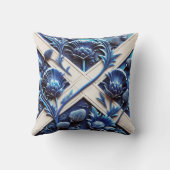 スコティッシュティスル付きモジョピローデザイン クッション (裏面)