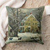 スコティッシュテラーズオールドファッションウィンター装飾用クッション クッション (ブランケット)