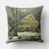 スコティッシュテラーズオールドファッションウィンター装飾用クッション クッション (裏面)