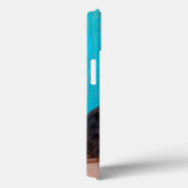 スコティッシュテリアがカラフルの入り口に座って Case-Mate iPhoneケース (裏面 / 右)