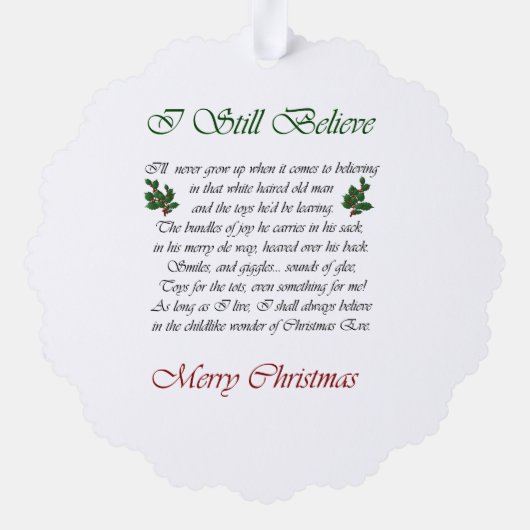 スコティッシュテリアのクリスマスプレゼント オーナメントカード (裏面)