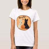 スコティッシュテリアのハロウィン Tシャツ (正面)