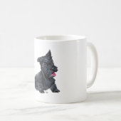 スコティッシュテリアの子犬 コーヒーマグカップ (正面右)