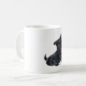 スコティッシュテリアの子犬 コーヒーマグカップ (正面左)