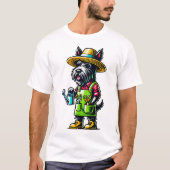スコティッシュテリアの庭師 コピー Tシャツ (正面)
