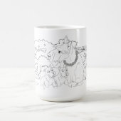 スコティッシュテリアの母 コーヒーマグカップ (中央)