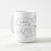 スコティッシュテリアの母 コーヒーマグカップ (正面左)