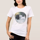 スコティッシュテリアウィズウェスティー トライブレンドＴシャツ (正面)