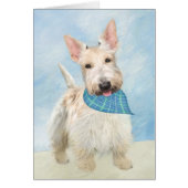 スコティッシュテリアウィー絵画テンドッグオリジナルアート (正面)