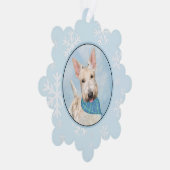 スコティッシュテリアウィー絵画テンドッグオリジナルアート オーナメントカード (右)