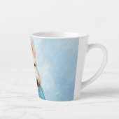 スコティッシュテリアウィー絵画テンドッグオリジナルアート カフェラテマグ (右)