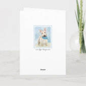 スコティッシュテリアウィー絵画テンドッグオリジナルアート カード (裏面)