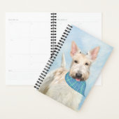 スコティッシュテリアウィー絵画テンドッグオリジナルアート プランナー手帳 (ディスプレー)