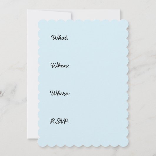 スコティッシュテリアウィー絵画テンドッグオリジナルアート 招待状 (裏面)