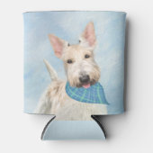 スコティッシュテリアウィー絵画テンドッグオリジナルアート 缶クーラー (正面)