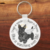 スコティッシュテリアエンジェルス キーホルダー (正面)