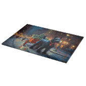 スコティッシュテリアクリスマスフェスティバルシーズン カッティングボード (角)