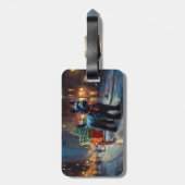 スコティッシュテリアクリスマスフェスティバルシーズン ラゲッジタグ (裏面縦)