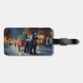 スコティッシュテリアクリスマスフェスティバルシーズン ラゲッジタグ (裏面横)
