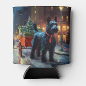 スコティッシュテリアクリスマスフェスティバルシーズン 缶クーラー (正面)