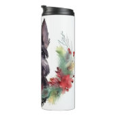 スコティッシュテリアクリスマスリースフェスティバルカップ タンブラー (回転右)